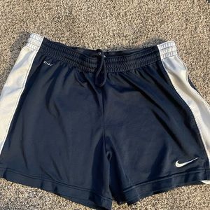 Navy blue Nike shorts